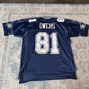 Vintage Terrell Owens Dallas Cowboys NFL Jersey #81 Men's Size XL